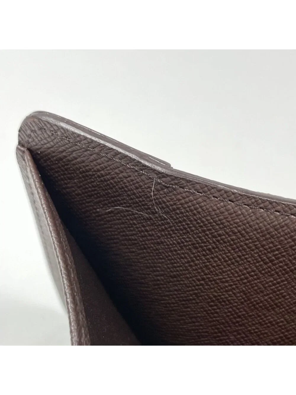 Louis Vuitton Compact Zip Damier Brown Wallet